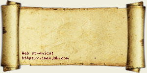 Anđela Tomović vizit kartica